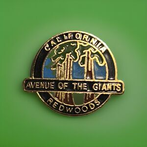 Avenue of the Redwoods , California Scenic Travel Souvenir Pin
